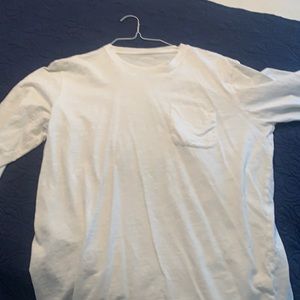 Long Sleeve White Bonobos Tee